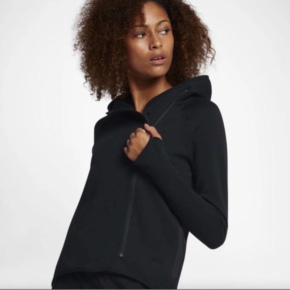 Nike ladies fleece cape zip hoody - Picture 1 of 11
